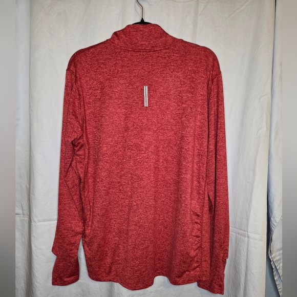 G320. Nike Dri-FIT Element 1/2 Zip Long Sleeve Heathered Red - Size XL - Picture 5 of 9